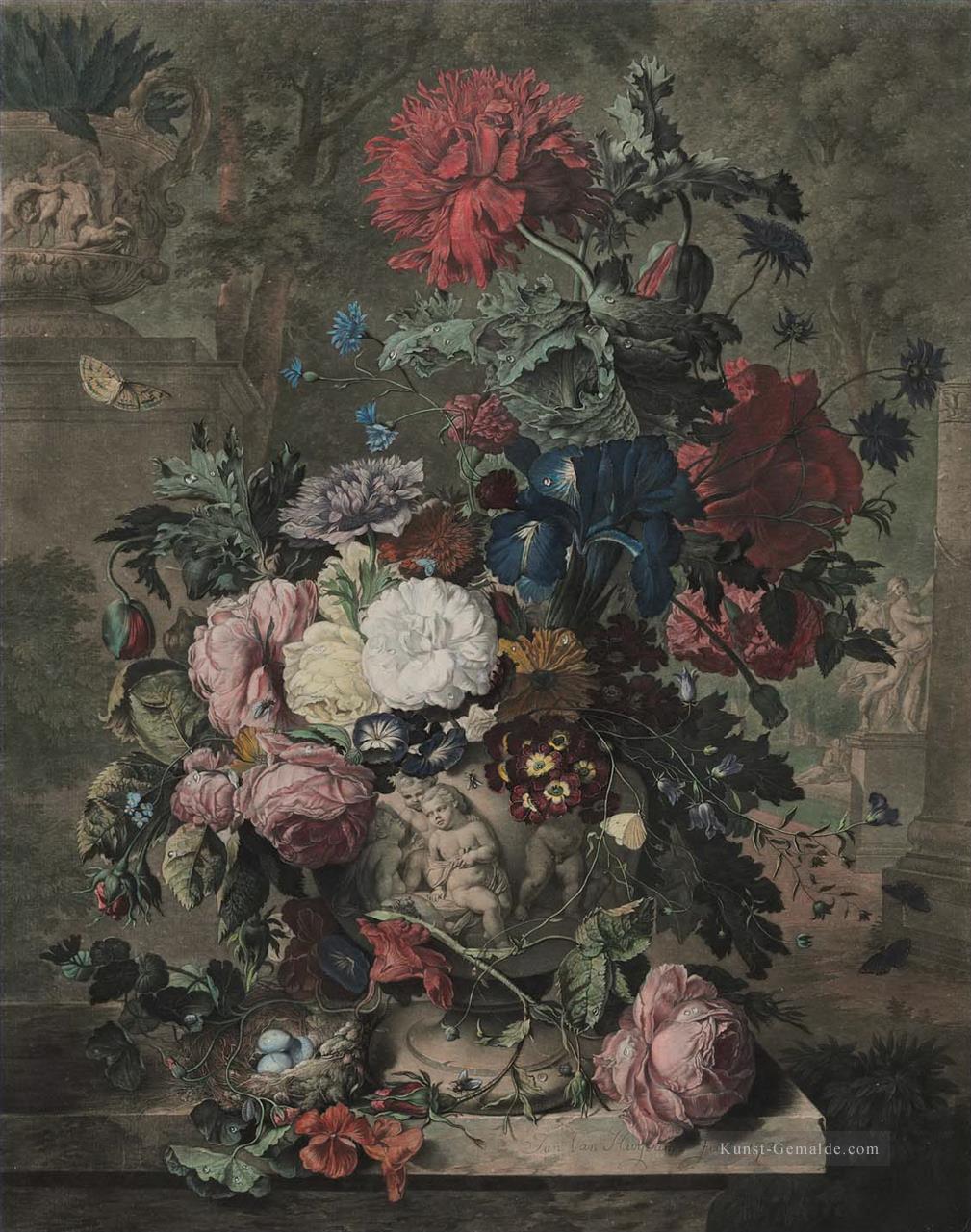 Ein Blumenkut 3 Jan van Huysum klassische Blumen Ölgemälde